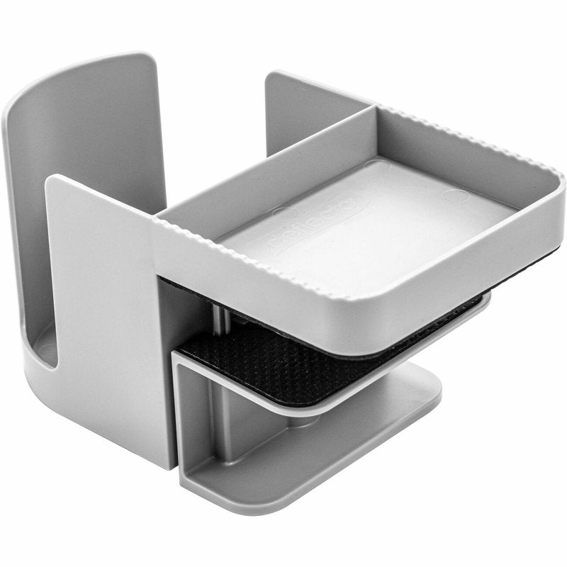 Standing Desk Cup Holder Grey - Clamp-On Office Desk Accessory