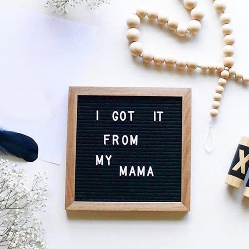 Felt Letter Board 9.84x9.84 Inch with 340 Letters & Symbols for Home & Classroom