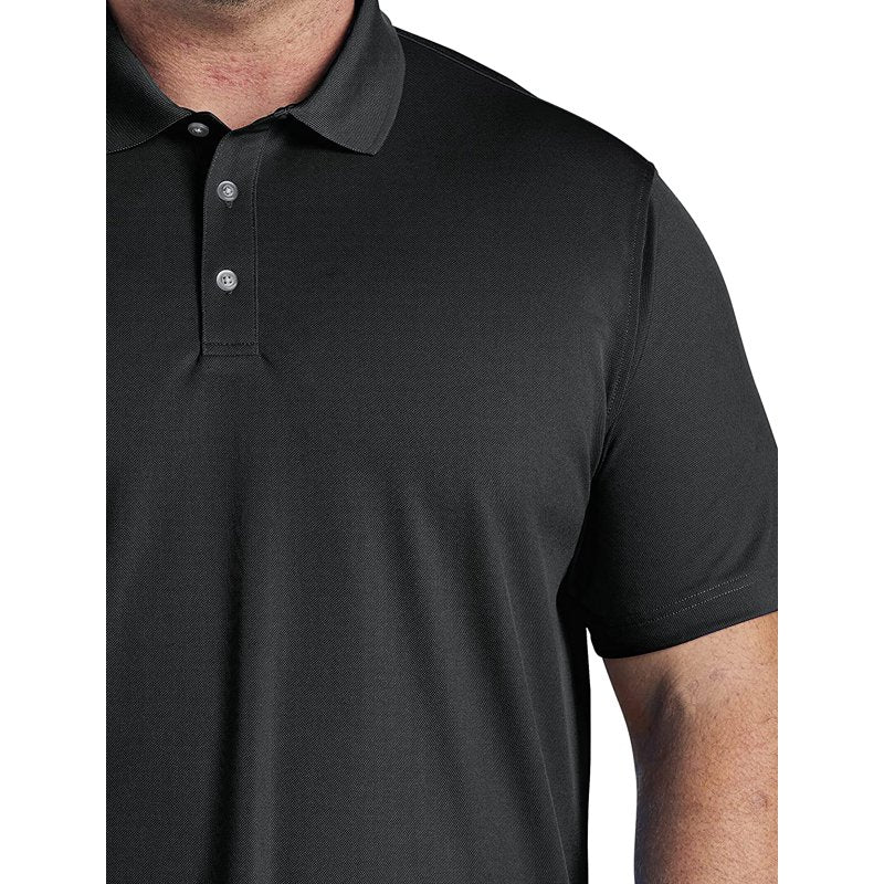 DXL Big & Tall Golf Polo Shirt for Men - Black 2XL (Variation: BLACK, 2XL)