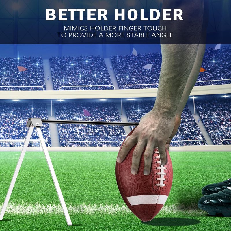 Football Kicking Tee with Adjustable Size - Portable Training Stand for Youth & Adult Football