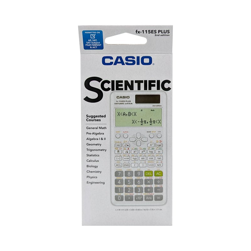Scientific Calculator with Natural Textbook Display - 417 Functions, 2-Line Large Screen