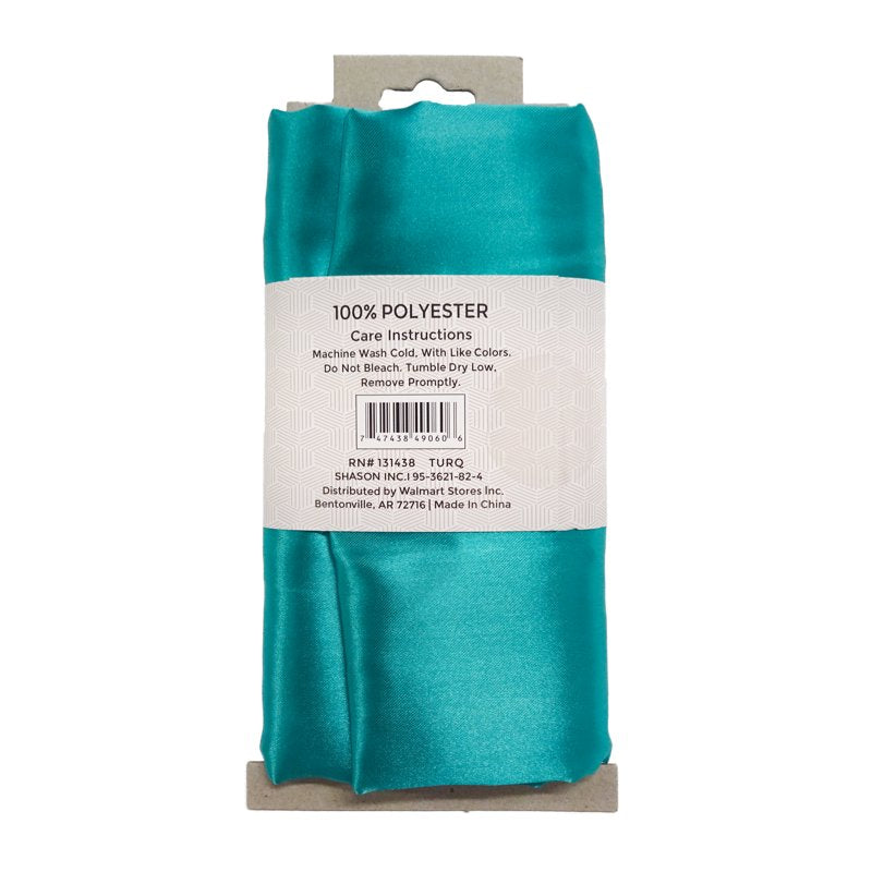 Precut Turquoise Satin Fabric 2 Yards for Costumes & Crafts