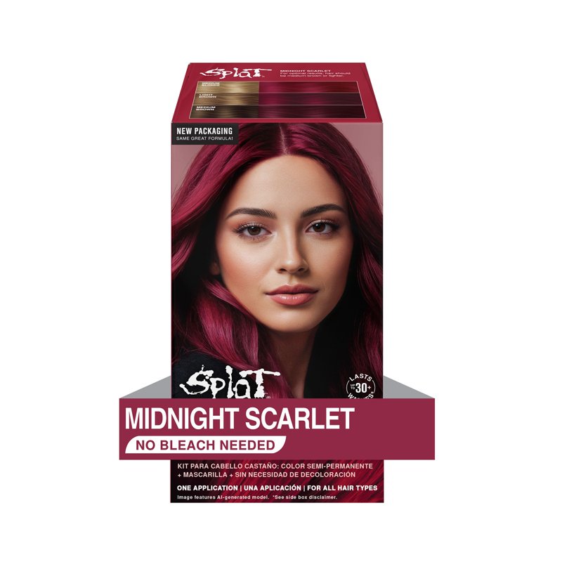 Semi-Permanent Hair Dye Kit for Vibrant Red & Bold Colors - Vegan, No Bleach Needed