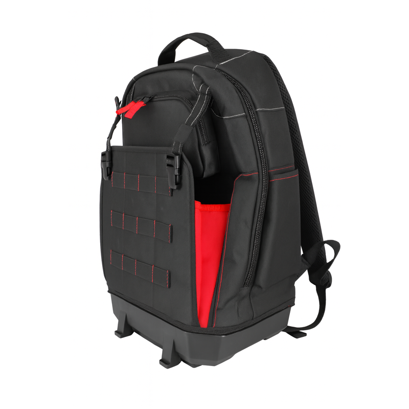 Tool Backpack for Worksite Storage with Multiple Compartments