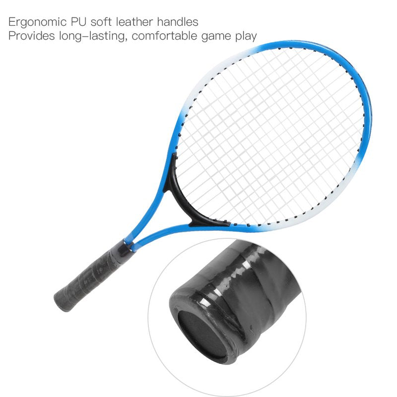 Kids Tennis Racket Set with 2 Junior Rackets, Ball & Bag - 21 Inch