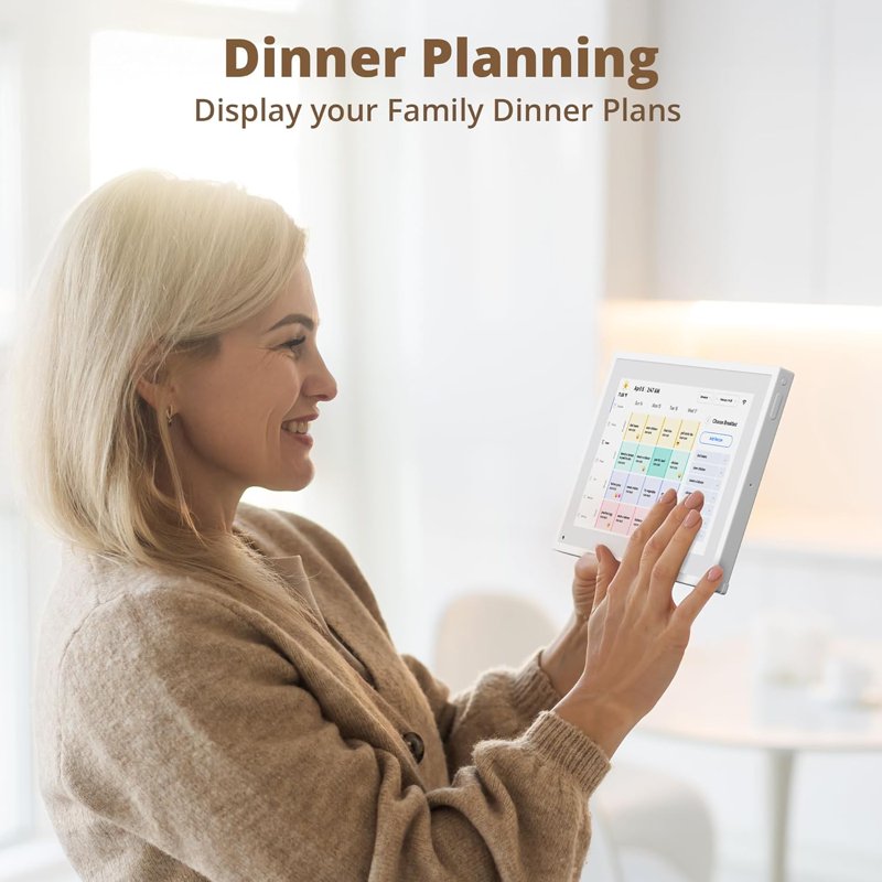 Digital Family Calendar & Photo Frame Touchscreen Planner