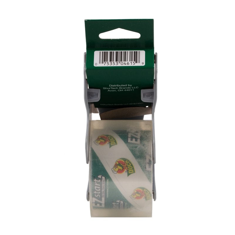 Clear Packing Tape with Manual Dispenser - 1.88 in x 50 yd, Frustration-Free & Easy Unroll