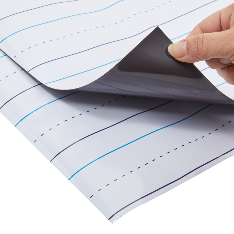 Dry Erase Magnetic Sheets 22x17 Inches Pack of 2 - Whiteboard & Sentence Strips