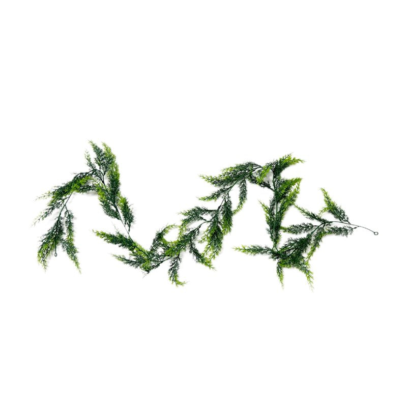 Artificial Pine Garland for Holiday Decor, 70.9 Inch Greenery Swag for Christmas and Winter Seasonal Decorations