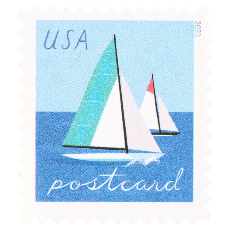 USPS Forever Postage Stamps - Sailboats Water Ocean Lake Celebration