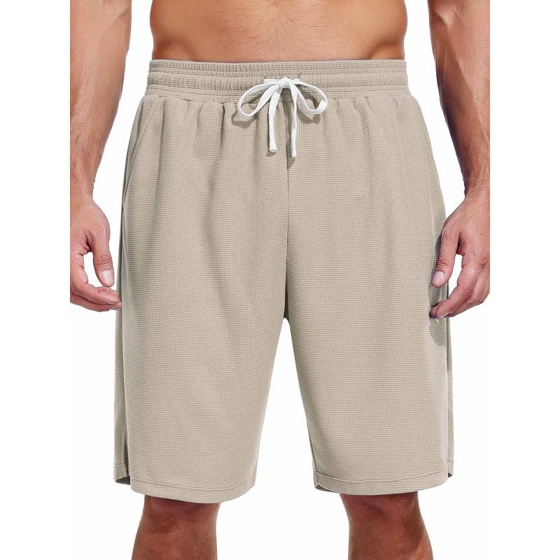 Men's Athletic Shorts with Pockets & Elastic Waistband for Running Gym & Basketball