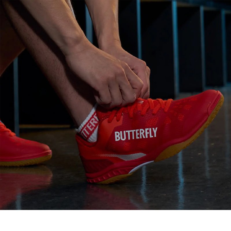 Indoor Table Tennis Shoes with Cushioning and Grip for Stable Footwork