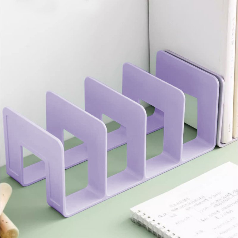 Vertical File Sorter Organizer for Desk, Plastic Document & Mail Holder, Office & School Use