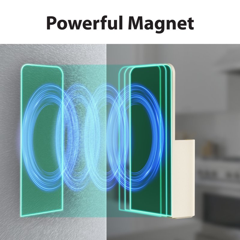 Garnen Magnetic Pen Holder for Refrigerator & Locker 2.23" x 1.08" x 4.77"