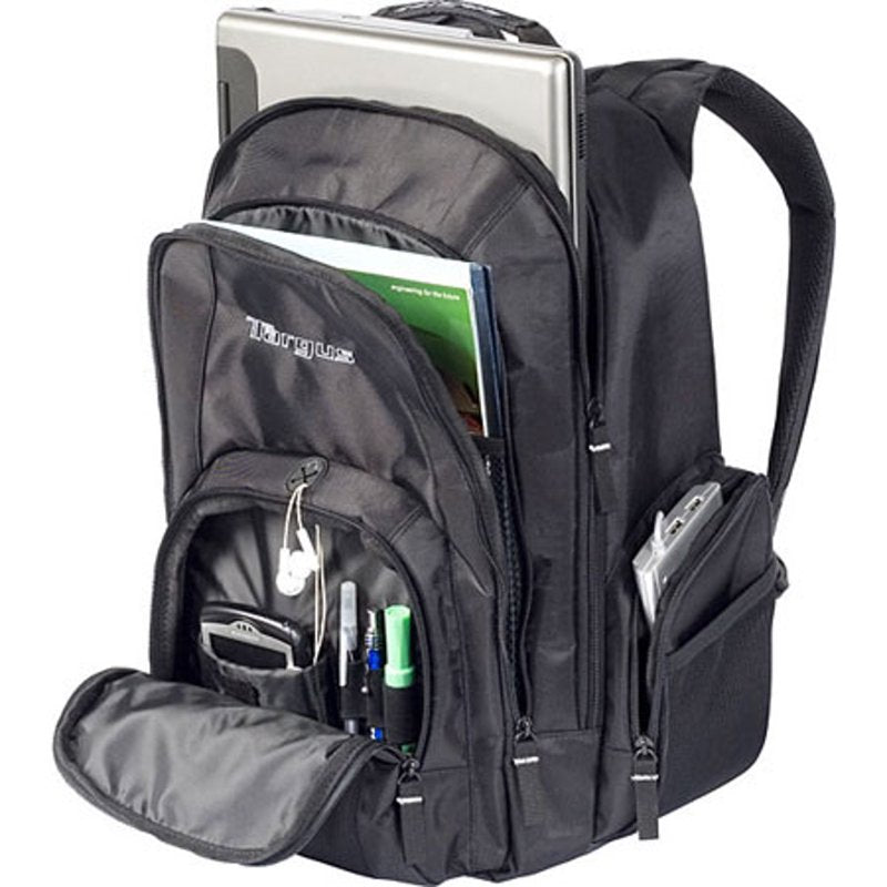 16-Inch Laptop Backpack with Padded Sleeve and Multiple Compartments