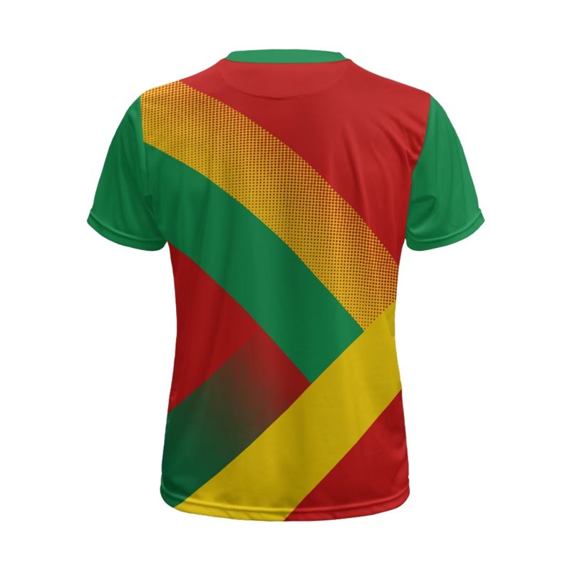 Football Fan Shirts for Men & Teens - Flag & Team Styles, Quick Dry, Summer Athletic Top