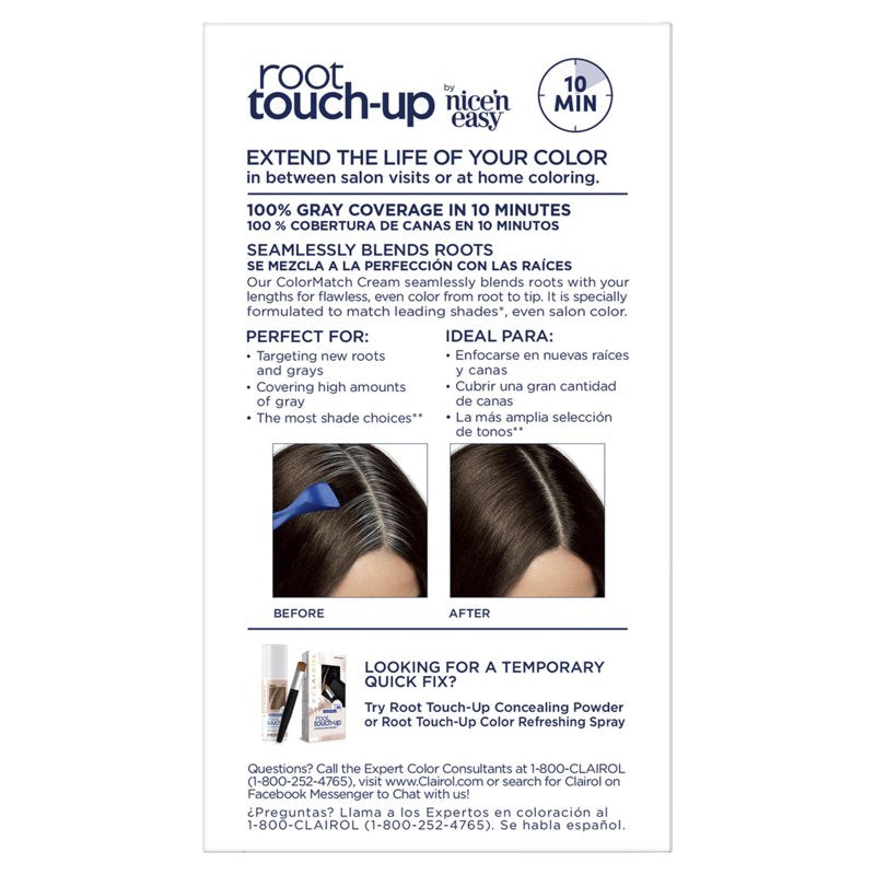 Permanent Hair Dye for Roots - Natural-Looking Hair Color Touch-Up