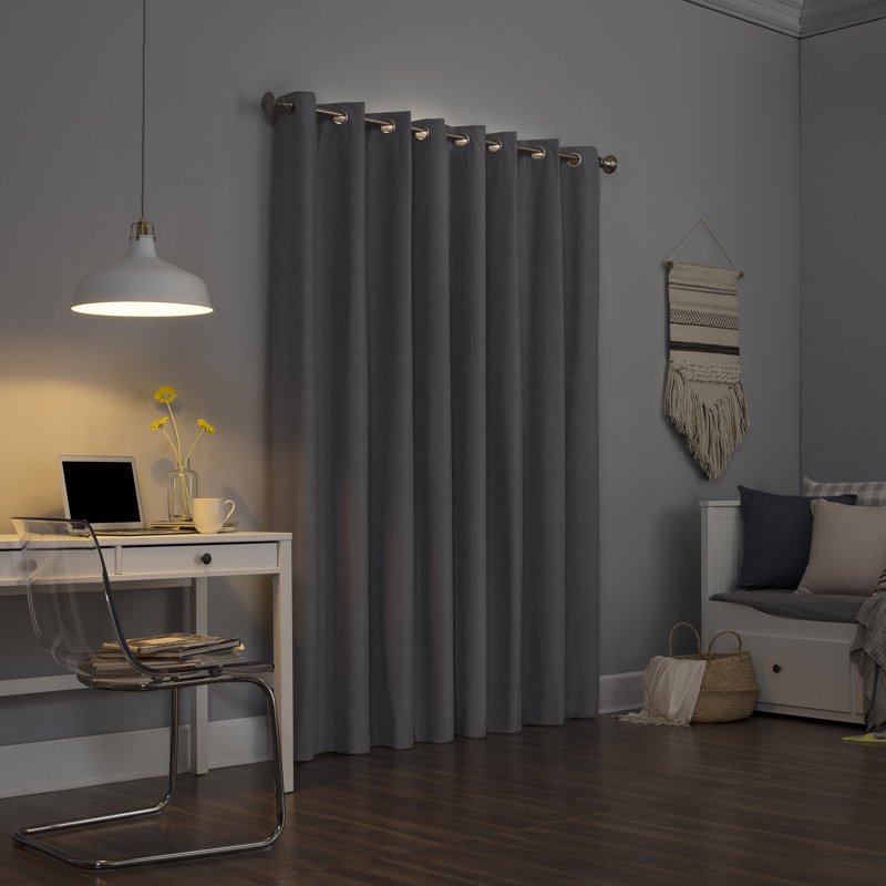 Thermal Insulated Blackout Curtain Panel - Light Blocking & Energy Saving