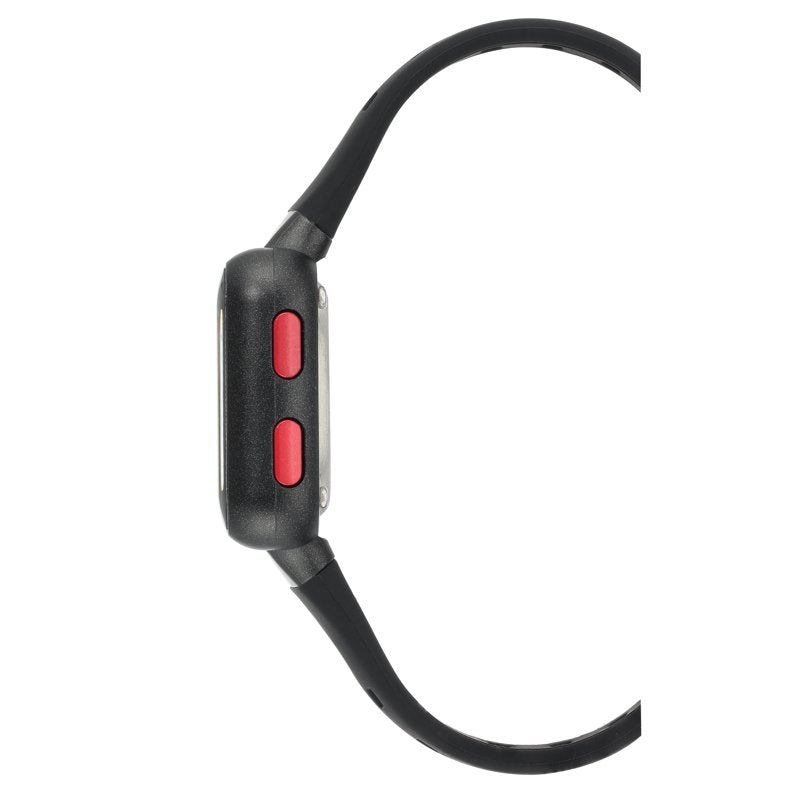 Unisex Sport Wristwatch with Square Dial, Water Resistance & Extra Strap