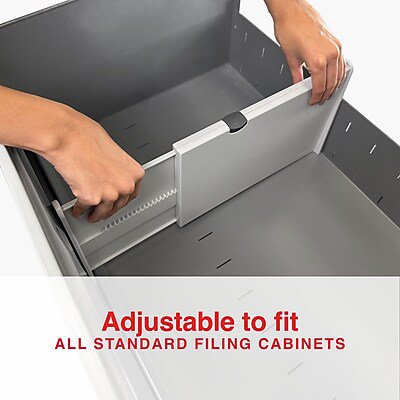 Vertical File Cabinet Drawer Dividers for Letter & Legal Files