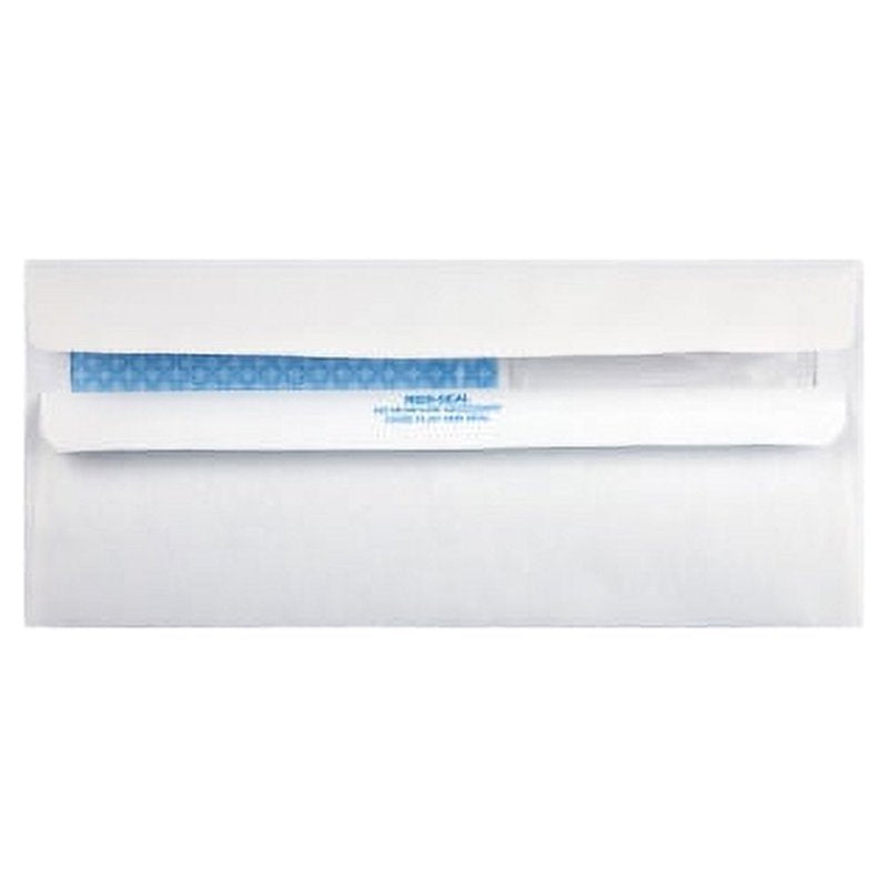 Redi-Seal #10 Envelope with Double Window, 4 1/8 x 9 1/2, White, 500 Pack