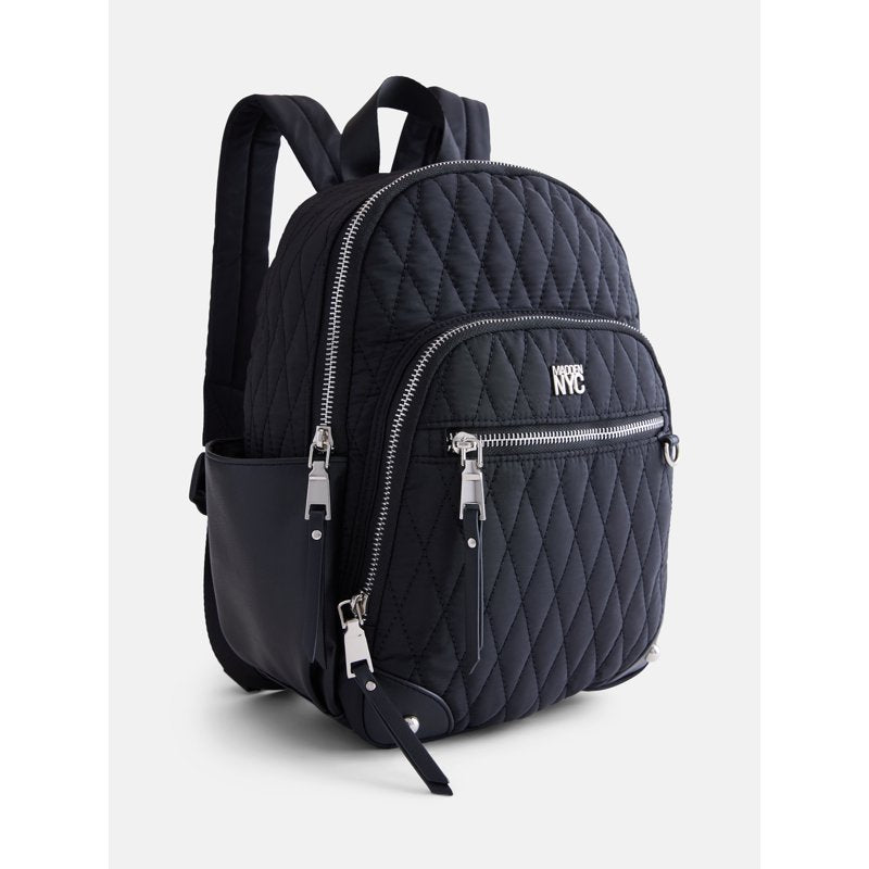 Women's Quilted Mini Backpack - Versatile Fashion Bag for Travel & Daily Use