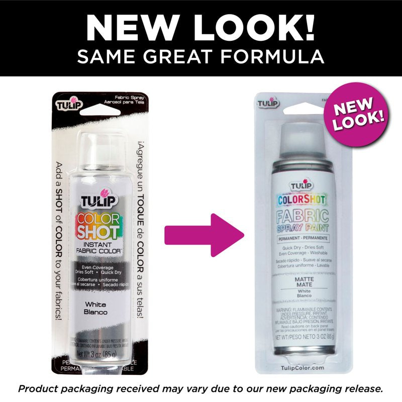 Fabric Spray Paint - Quick-Drying Permanent Color for Textiles, 3 oz Aerosol