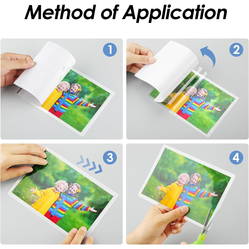 Self-Adhesive Laminating Pouches 4.5 x 6.5 Inches - Waterproof, 25 Pack
