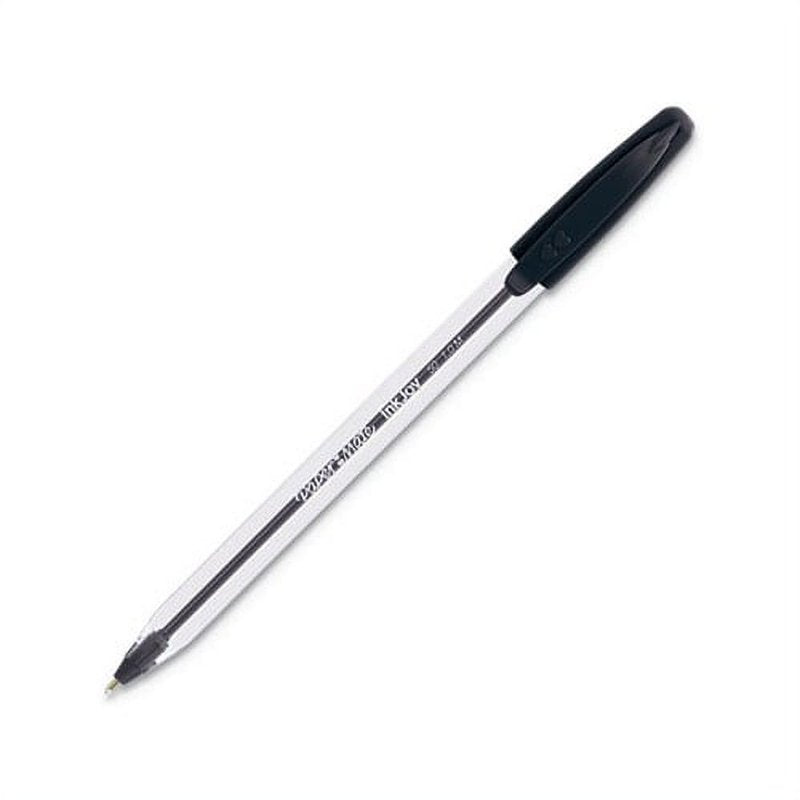 Ballpoint Pen 1mm Medium Point Black Ink Stick Pens, Dozen