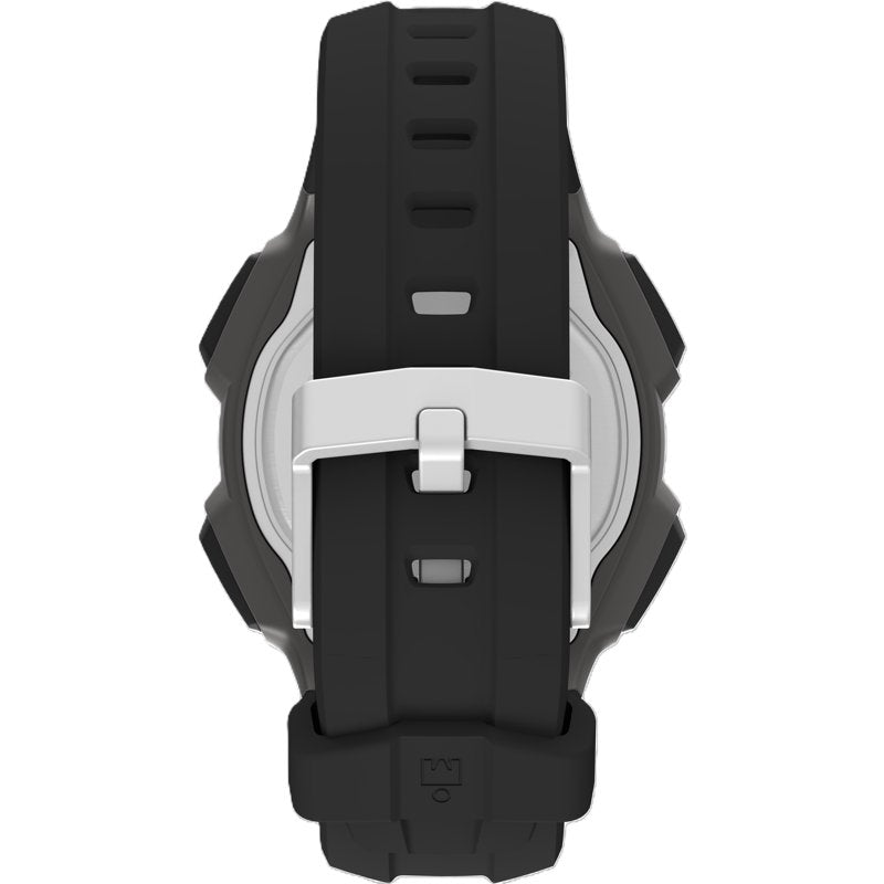 Men's Sport Watch with 30-Lap Stopwatch - Black Silver Timex Ironman