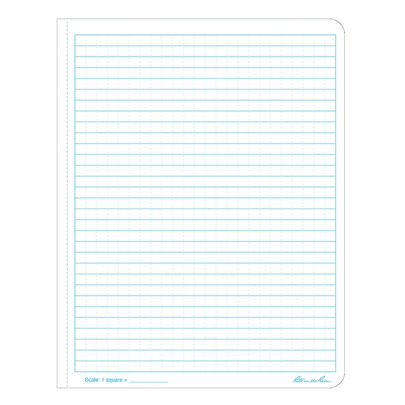 All Weather Yellow Cover Notebook with Map Scale and Reference Pages - 80 Sheets