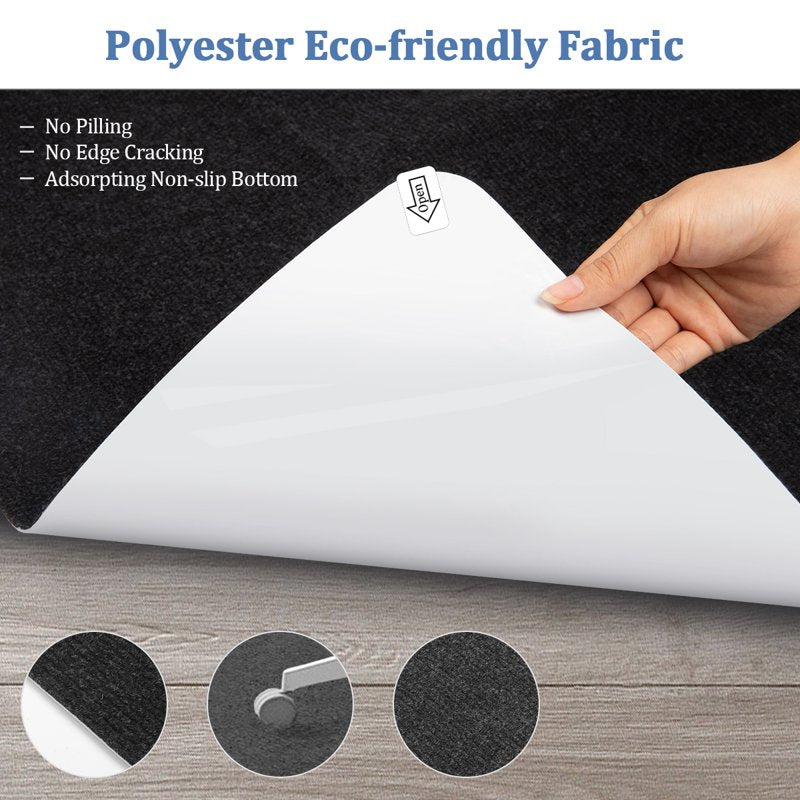 Office Chair Mat for Hardwood Floors 55x35 Inch Non-Slip Floor Protector