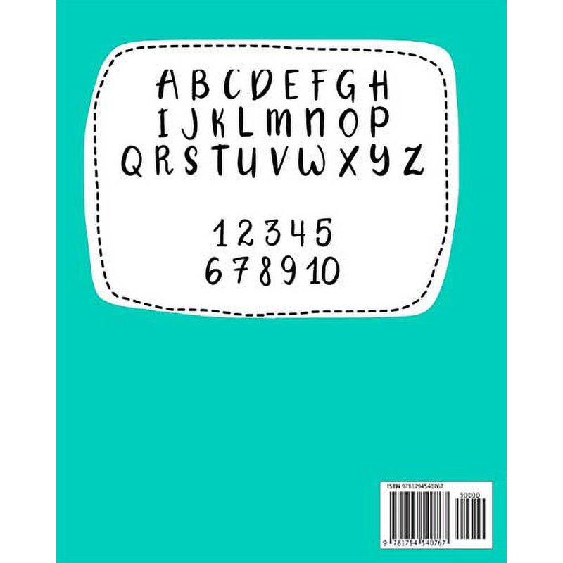 Kids Alphabet and Number Tracing Workbook for Preschool and Kindergarten