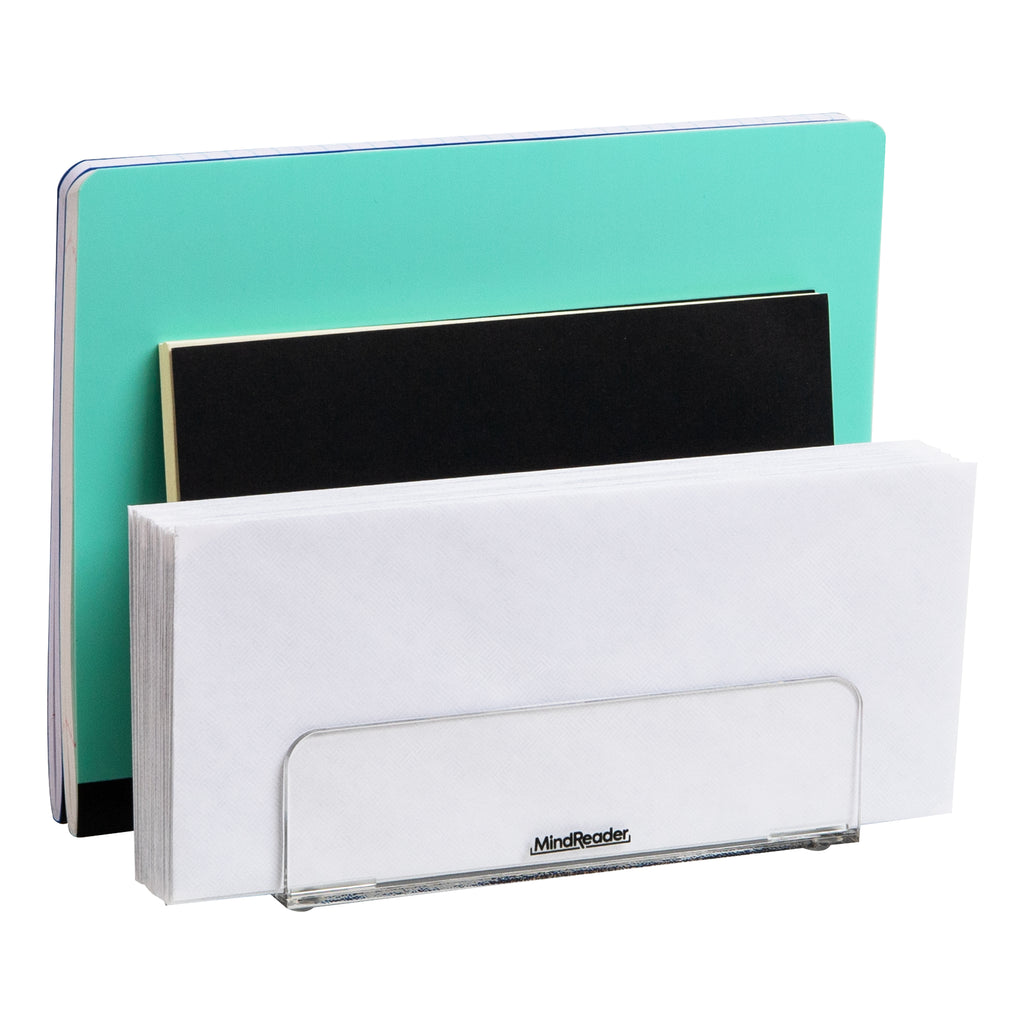 3-Tier Mail Sorter Desktop Organizer Acrylic Office Storage