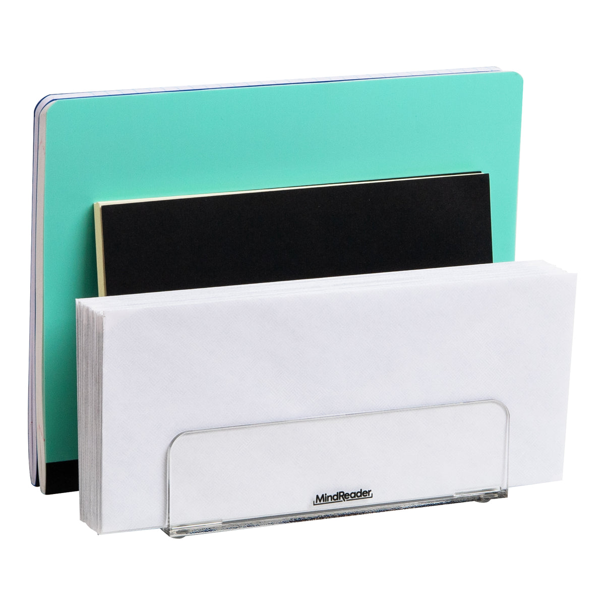 3-Tier Mail Sorter Desktop Organizer Acrylic Office Storage