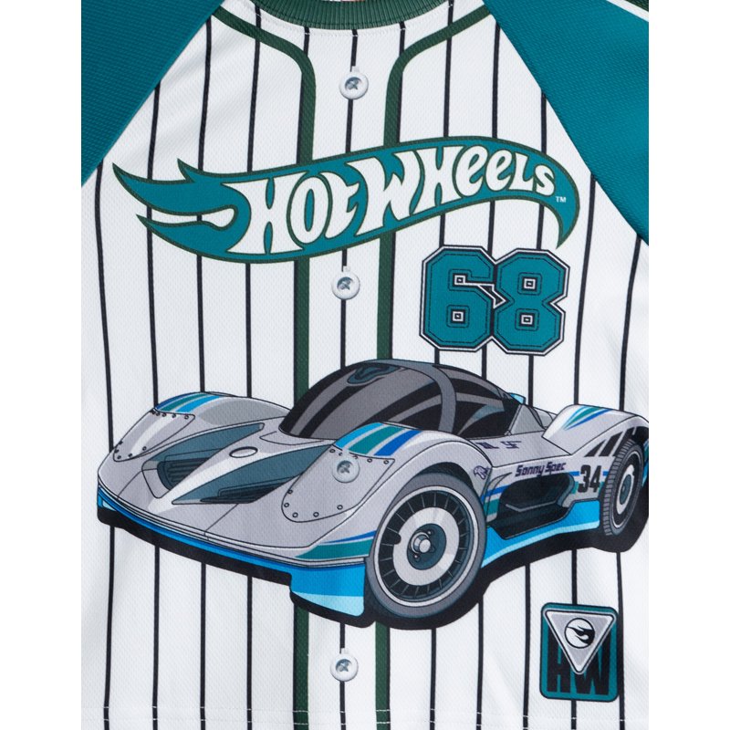 Kids Baseball Jersey and Shorts Outfit Set - Mesh Athletic Toddler to Big Kid