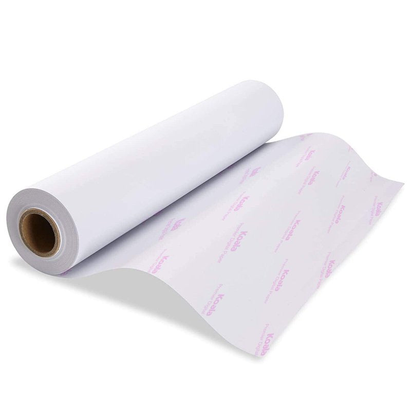 Sublimation Paper Roll 24x110 Ft for Inkjet Heat Transfer Large-Format Printing