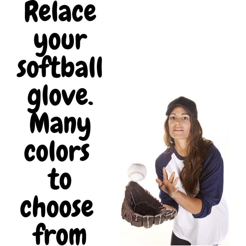 Baseball Glove Repair Kit with Leather Laces & Needle - Navy Blue, 72"