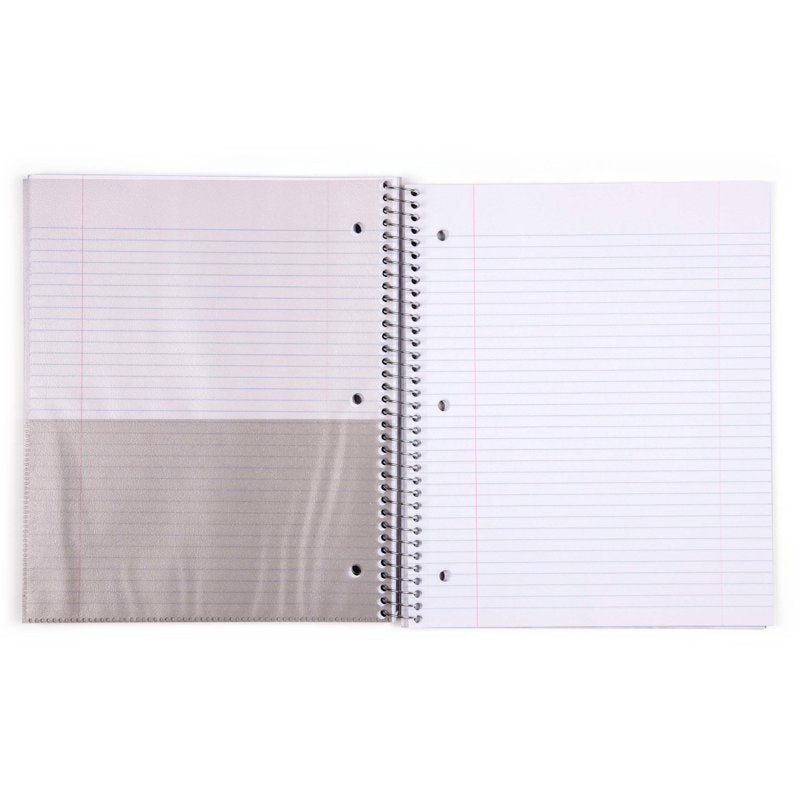 Durable 3-Subject Spiral Notebook Pack - 150 Sheets College Ruled