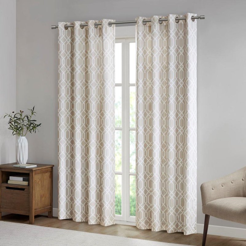 Blackout Grommet Top Curtain Panel - 95x84 Inches, Opaque Window Treatment