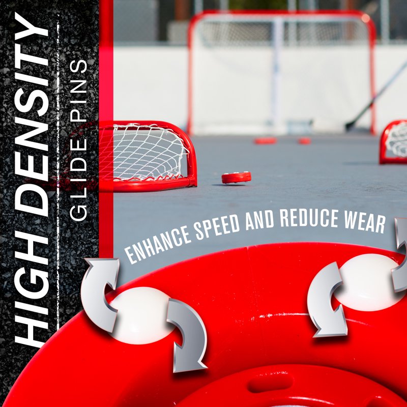 Outdoor Hockey Pucks - Pro Roller & Street Hockey Puck for Practice and Training