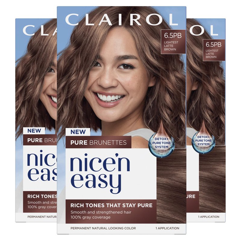 Permanent Hair Dye Kit - Multiple Shades for Brunettes & Blondes
