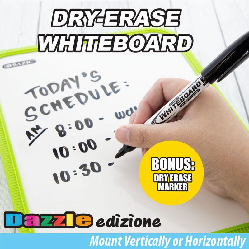 Dry Erase Whiteboard Set with Markers - 8.5x11 Inch, Multiple Pack Sizes