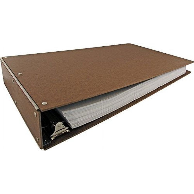 11x17 Hardboard Binder with Angled D-Rings - Professional Document Storage