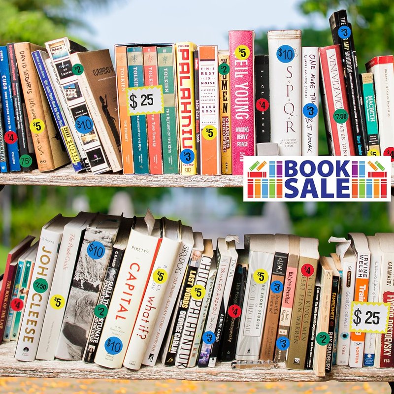 Garage Sale Price Stickers Set - 3000+ Pre-Priced & Blank Labels for Yard Sale Organization