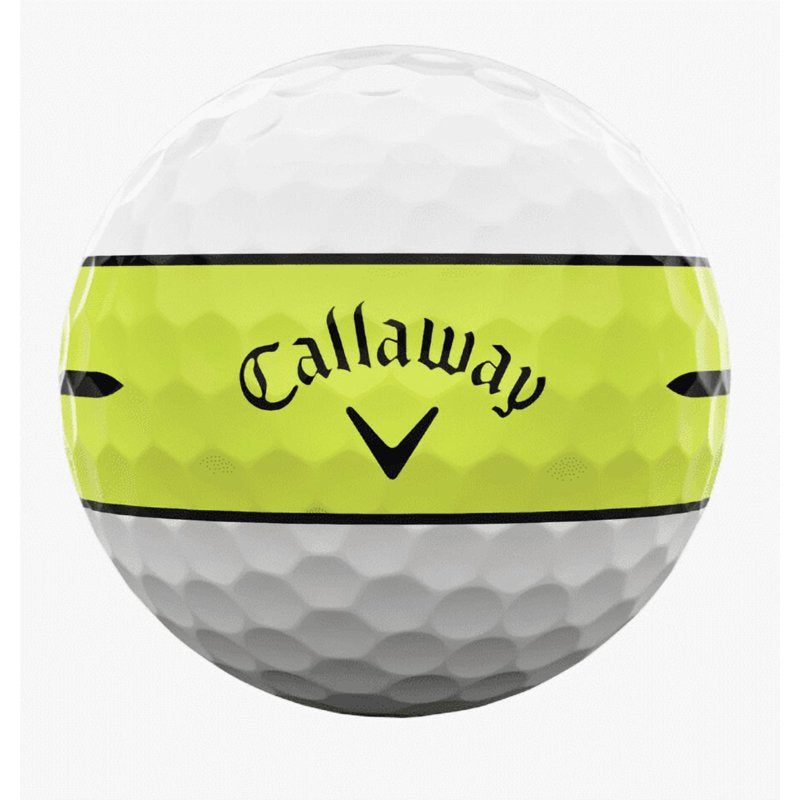 Callaway Chrome Soft Golf Balls 360 Yellow Stripe - 12 Pack, 2024