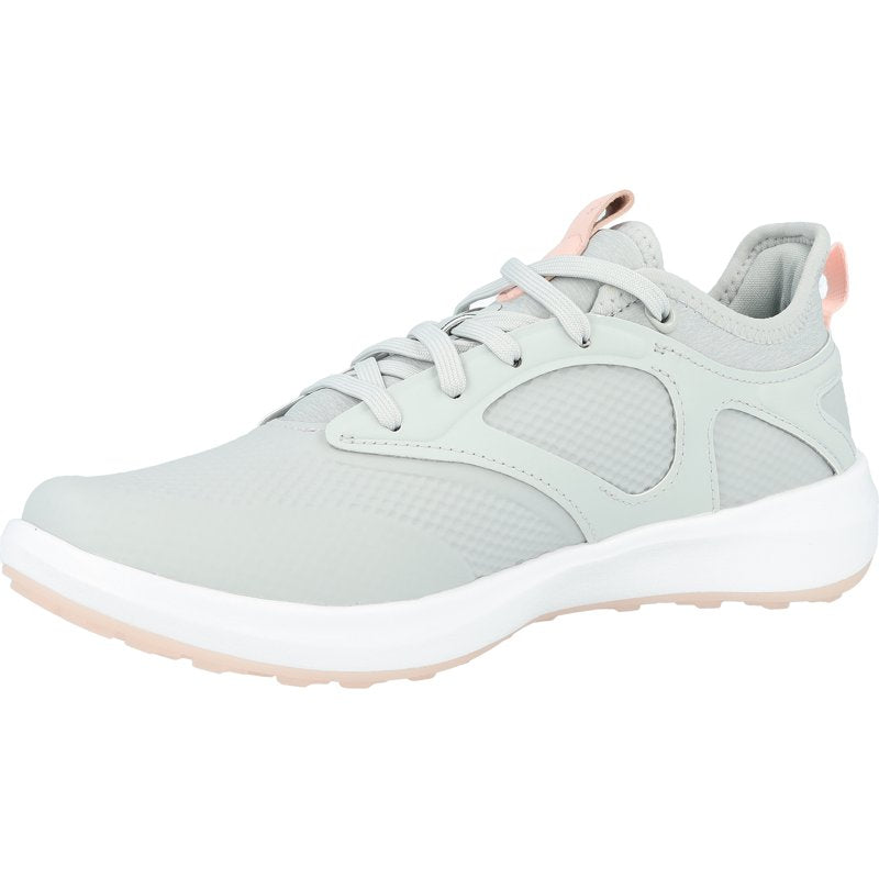 Puma Ignite Malibu Golf Shoes 9 Medium Women — Spikeless Waterproof, Variation: High Rise/Puma Silver/Rose Dust