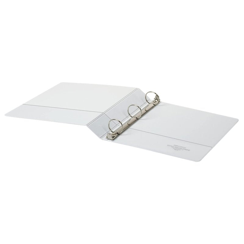 3-Ring View Binder 1.5 Inch Pack of 4 White Durable Office Organizer