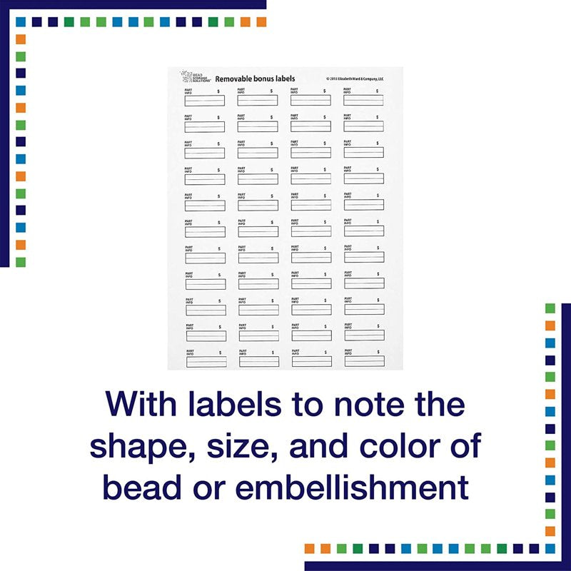 Assorted Bead Storage Tray Kit for Jewelry Making & Crafts