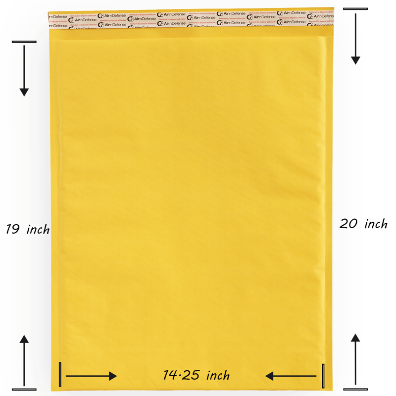 Kraft Bubble Mailers Self-Sealing Padded Envelopes for Shipping - 100 Pack